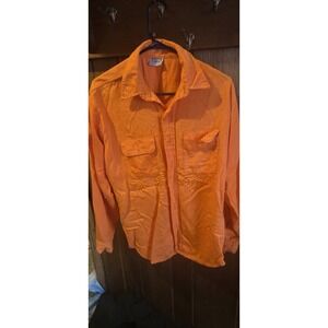 Vintage Five Brother Blaze Orange Work Shirt L – Hunter Safety – Double...